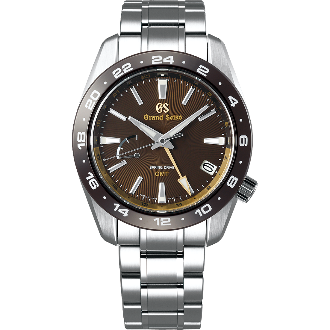 Grand Seiko Spring Drive GMT Eagle Ceramic SBGE263 Sport Watch