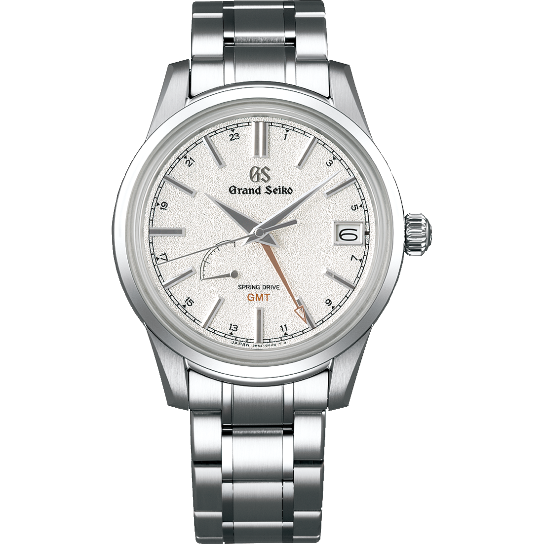 Grand Seiko SBGE269 Tōji Spring Drive GMT white dial stainless steel men's watches