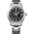 Grand Seiko SBGE271 Kanro Spring Drive GMT black dial stainless steel men's watches
