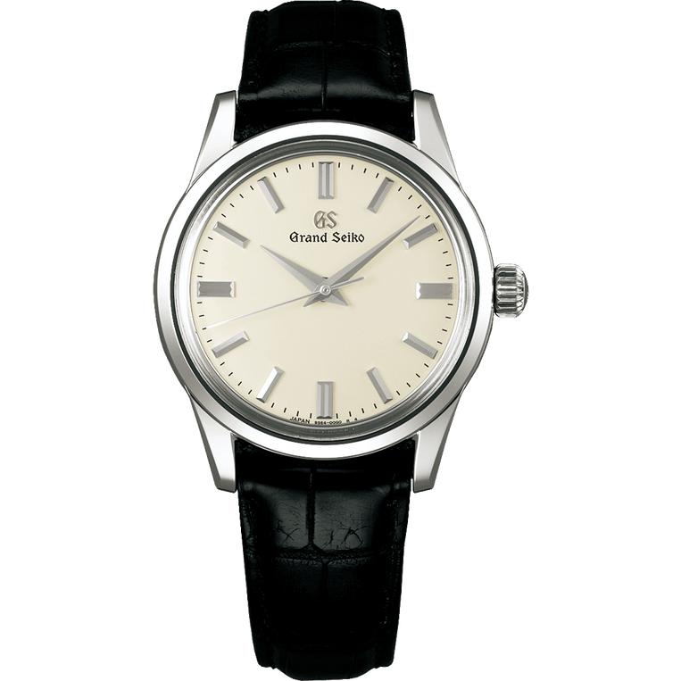 Grand Seiko SBGW231 mechanical 9S64, stainless steel case, ivory dial, men's watches