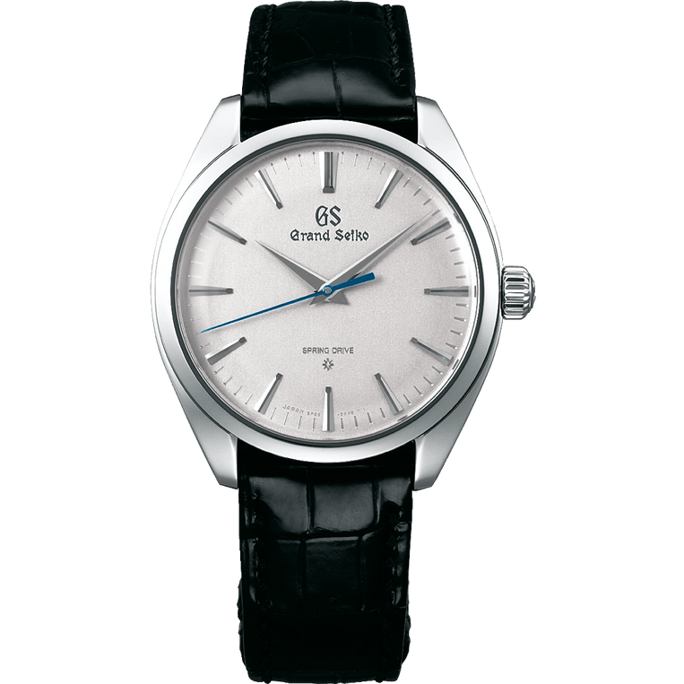 Grand Seiko SBGZ003 Masterpiece, Spring Drive 9R02, platinum case, silver dial, men's watches