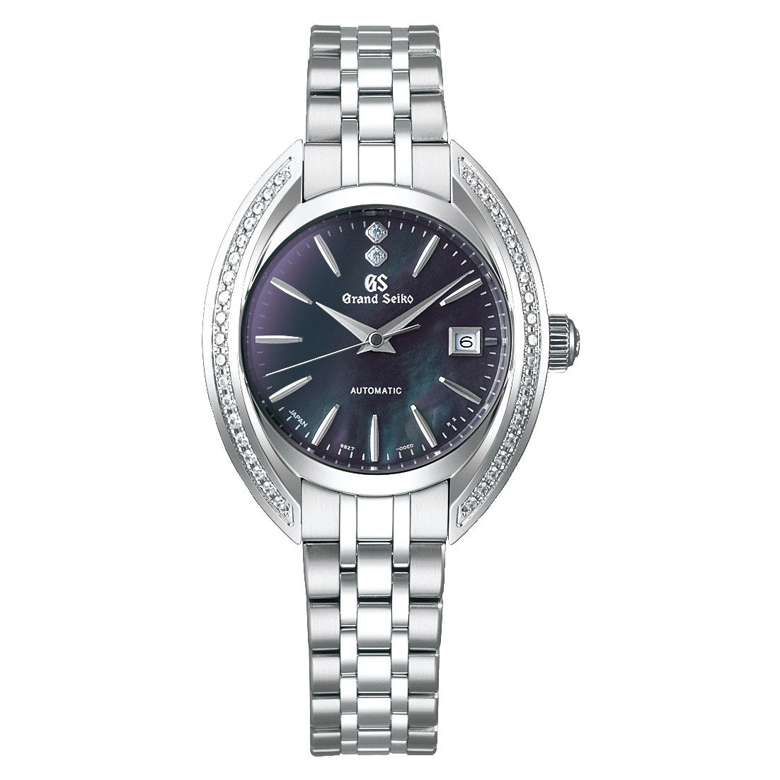 Grand Seiko STGK013, Automatic 9S27, purple dial, stainless steel case with diamonds, women's watches