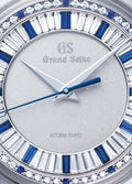 Grand Seiko SBGD205 Micro Artist Studio Masterpiece Spring Drive white dial with diamonds and sapphires