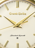 Grand Seiko SBGW258 mechanical 9S64, 18k yellow gold case, white dial, men's watches