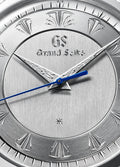 Grand Seiko SBGW263 mechanical 9S64, platinum case, silver engraved dial, men's watches
